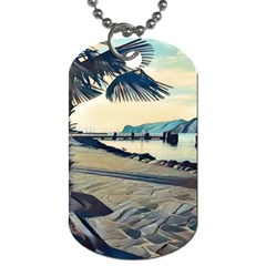 A Walk On Gardasee, Italy  Dog Tag (one Side) by ConteMonfrey