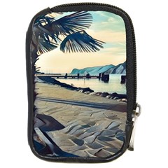 A Walk On Gardasee, Italy  Compact Camera Leather Case