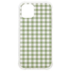 Green Tea White Small Plaids  Iphone 12/12 Pro Tpu Uv Print Case by ConteMonfrey