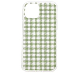 Green Tea White Small Plaids  Iphone 12 Pro Max Tpu Uv Print Case by ConteMonfrey