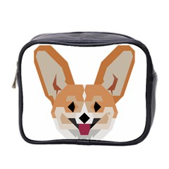 Cardigan Corgi Face Mini Toiletries Bag (two Sides) by wagnerps