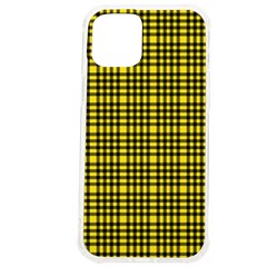 Yellow Small Plaids  Iphone 12 Pro Max Tpu Uv Print Case by ConteMonfrey