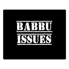 Babbu Issues - Italian Daddy Issues Premium Plush Fleece Blanket (large) by ConteMonfrey