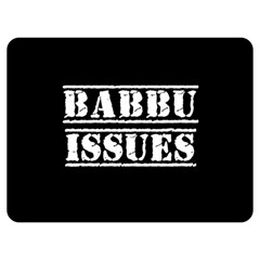 Babbu Issues - Italian Daddy Issues One Side Premium Plush Fleece Blanket (extra Small) by ConteMonfrey
