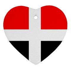Arpitania Flag Ornament (heart)
