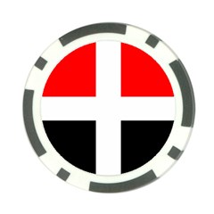 Arpitania Flag Poker Chip Card Guard (10 Pack)