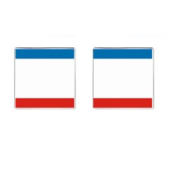Crimea Flag Cufflinks (square) by tony4urban