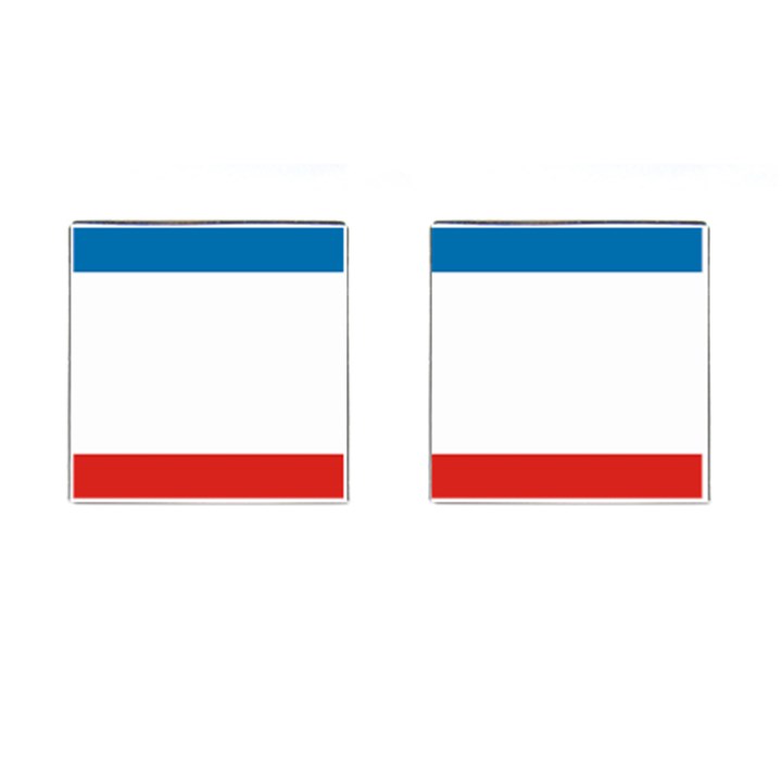 Crimea Flag Cufflinks (Square)