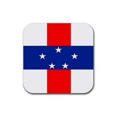 Netherlands Antilles Rubber Coaster (square) by tony4urban