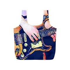 Stevie Ray Guitar  Full Print Recycle Bag (s) by StarvingArtisan