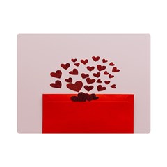 Love Envelope Logo Valentine One Side Premium Plush Fleece Blanket (mini) by artworkshop
