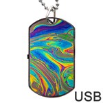 My Bubble Project Fit To Screen Dog Tag USB Flash (Two Sides)