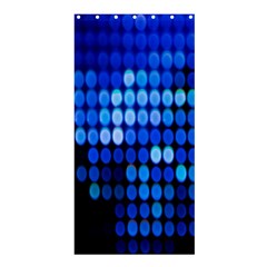 Pattern Blue Logo Shower Curtain 36  X 72  (stall)  by artworkshop