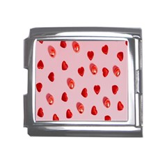 Valentine Day Heart Pattern Mega Link Italian Charm (18mm)