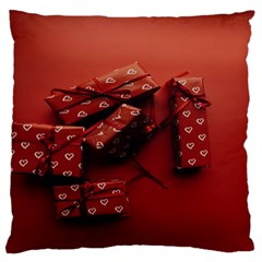 Valentines Gift Large Premium Plush Fleece Cushion Case (two Sides) by artworkshop