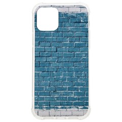 White And Blue Brick Wall Iphone 12/12 Pro Tpu Uv Print Case by artworkshop