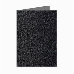 Black Wall Texture Mini Greeting Card by artworkshop