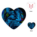 Texture Background Playing Cards Single Design (Heart)
