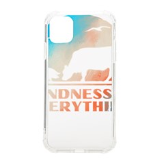 Vegan Animal Lover T- Shirt Kindness Is Everything Vegan Animal Lover T- Shirt Iphone 11 Tpu Uv Print Case by maxcute