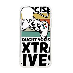 Video Gamer T- Shirt Exercise I Thought You Said Extra Lives - Gamer T- Shirt Iphone 11 Tpu Uv Print Case by maxcute