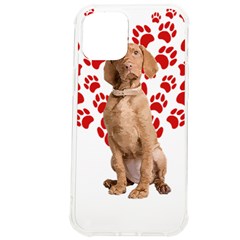 Vizsla Gifts T- Shirt Cool Vizsla Valentine Heart Paw Vizsla Dog Lover Valentine Costume T- Shirt Iphone 12 Pro Max Tpu Uv Print Case by maxcute