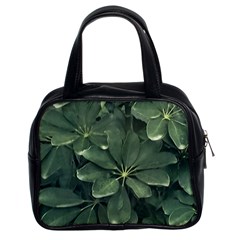 Leaves Closeup Background Photo1 Classic Handbag (two Sides) by dflcprintsclothing