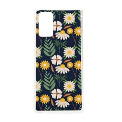 Flower Grey Pattern Floral Samsung Galaxy Note 20 Tpu Uv Case