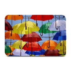 Umbrellas Colourful Plate Mats by artworkshop