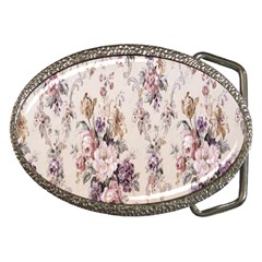 Vintage Floral Pattern Belt Buckles