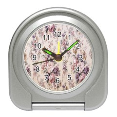 Vintage Floral Pattern Travel Alarm Clock