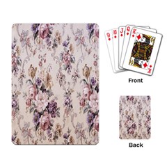 Vintage Floral Pattern Playing Cards Single Design (rectangle)