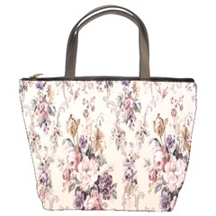 Vintage Floral Pattern Bucket Bag