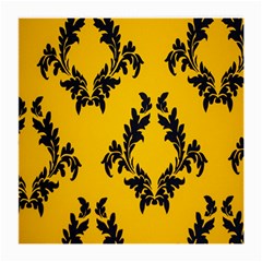 Yellow Regal Filagree Pattern Medium Glasses Cloth (2 Sides) by artworkshop