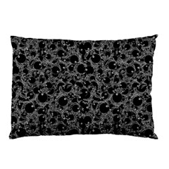 Black And Alien Drawing Motif Pattern Pillow Case (two Sides) by dflcprintsclothing
