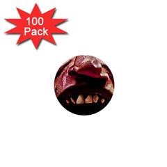 Scary Man Closeup Portrait Illustration 1  Mini Buttons (100 Pack)  by dflcprintsclothing