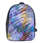 Abstract Ripple School Bag (XL)
