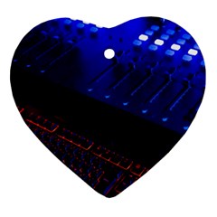 Mixer Console Audio Mixer Studio Ornament (heart) by Jancukart