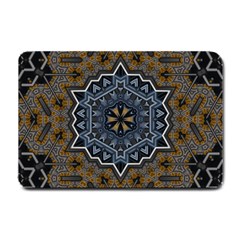 Rosette Mandala Ornament Wallpaper Small Doormat
