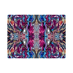Abstract Blend Repeats One Side Premium Plush Fleece Blanket (mini) by kaleidomarblingart