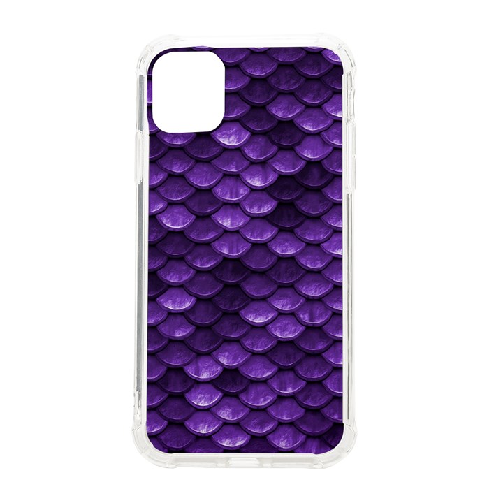 Purple Scales! iPhone 11 TPU UV Print Case