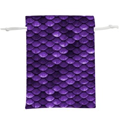 Purple Scales! Lightweight Drawstring Pouch (xl) by fructosebat