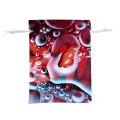 Abstract Art Texture Bubbles Lightweight Drawstring Pouch (m) by Ravend