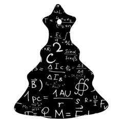 E=mc2 Text Science Albert Einstein Formula Mathematics Physics Ornament (christmas Tree)  by Jancukart