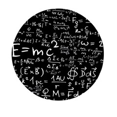 E=mc2 Text Science Albert Einstein Formula Mathematics Physics Mini Round Pill Box (pack Of 5) by Jancukart