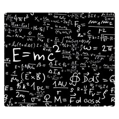 E=mc2 Text Science Albert Einstein Formula Mathematics Physics One Side Premium Plush Fleece Blanket (small) by Jancukart