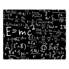 E=mc2 Text Science Albert Einstein Formula Mathematics Physics One Side Premium Plush Fleece Blanket (large) by Jancukart