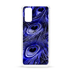 Purple Peacock Feather Samsung Galaxy S20 6 2 Inch Tpu Uv Case by Jancukart
