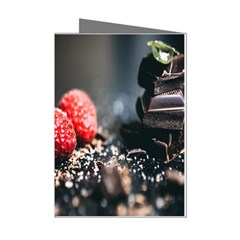 Chocolate Dark Mini Greeting Cards (pkg Of 8) by artworkshop