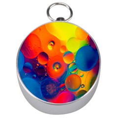 Colorfull Pattern Silver Compasses by artworkshop