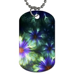 Fractalflowers Dog Tag (two Sides)